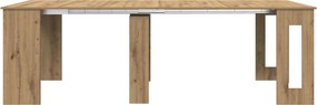 vidaXL Τραπέζι φαγητού 240 x 85 x 75 εκ Επεξεργασμένο Ξύλο