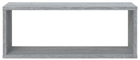 vidaXL Ραφιέρες Τοίχου Κύβος 2 τεμ Γκρι Sonoma 60x15x23 εκ. Επεξ. Ξύλο