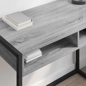 vidaXL Γραφείο Γκρίζο Σονομα 100 x 50 x 75 cm Επεξεργασμένο ξύλο