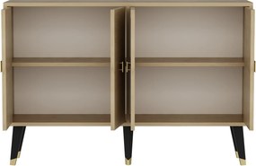 Μπουφές Δρυς Ζαφείρι / Χρυσό AHART 120x30x80