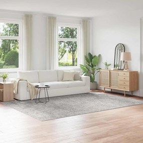 vidaXL Αντιολισθητικό Σαγκί Χαλάκι Γκρι 240 x 340 εκ. PP