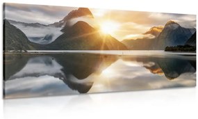 Εικόνα Milford Sound κατά την ανατολή του ηλίου - 120x60