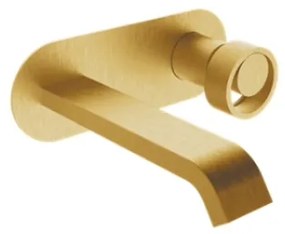 Armando Vicario Halo Gold Brushed Μπαταρία Νιπτήρος εντοιχισμού