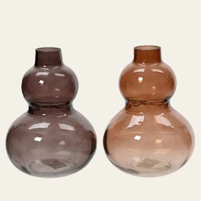 Beauty Home ΒΑΖΟ ΜΕ ΚΑΜΠΥΛΕΣ 11,5 X 15 CM  Μόκα