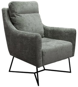 Armchair with Metal Legs New Giuliana Fylliana Green 70x90x100 cm