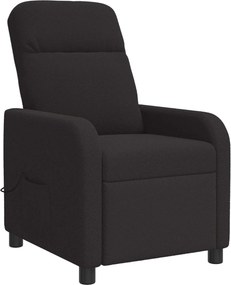 vidaXL Κάθισμα μασάζ Μαύρο Μπουκλέ