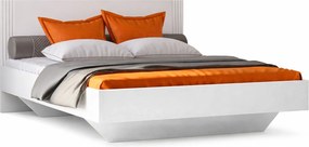 Υπέρδιπλο Κρεβάτι AULIA λευκό 207x165x98