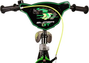 Super GT 14 Inch 22 cm Boys Coaster Brake Green/Black