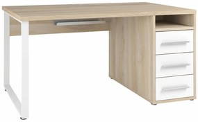 Γραφείο Hagen II-Φυσικό - Λευκό