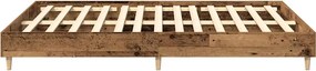 vidaXL Πλαίσιο κρεβατιού χωρίς στρώμα 150x200 εκ. Επεξεργασμένο Ξύλο