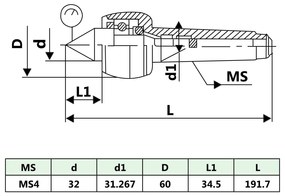 vidaXL Περιστροφική Πόντα Τόρνου MT4