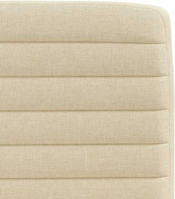 vidaXL Καρέκλες Τραπεζαρίας 2 τεμ. Κρεμ Υφασμάτινες