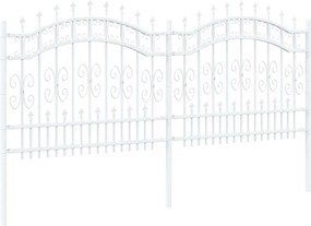 vidaXL Φράχτης Κήπου Kampen Λευκό 240 x 140 cm