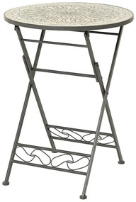 Τραπέζι Bistro 899263 Μαύρο Σίδερο Ø 60 x 76 cm
