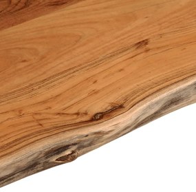 vidaXL Πάγκος Μπάνιου Ορθογώνιος 90x60x2,5 εκ. από Μασίφ Ξύλο Ακακίας