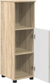 vidaXL Ντουλάπι Μπάνιου με αποθήκευση Δρύς Sonoma 30 x 35 x 95 εκ