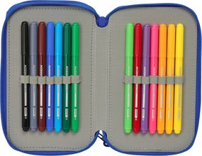 Κασετίνα Sonic Μπλε 12,5 x 19,5 x 5,5 cm 37 Τεμάχια