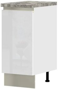 Επιδαπέδιο ντουλάπι Trinity R40-1K-Leuko Gualistero - 40.00Χ58.00Χ90.50cm
