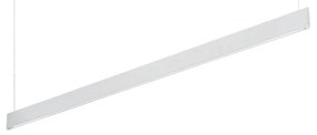 Φωτιστικό Οροφής - Ράγα Desk Wide 336206 3000K 4000lm 120x6x200cm White Ideal Lux