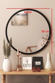 Stewehome Διακοσμητικός καθρέφτης τοίχου από MDF με διάμετρο