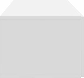 vidaXL Τοποθετούμενος στον τοίχο τηλεοπτικός ερμάριος Επιτοίχιο Λευκό