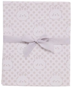 Κουβέρτα Βρεφική Πικέ 4960 Grey Das Home Αγκαλιάς 75x100cm 100% Βαμβάκι