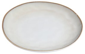 Estia 07-24420 Πιατο Ρηχο Vignette Stoneware 21cm, Ivory