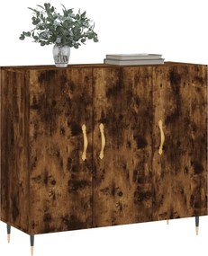 vidaXL Ντουλάπι Καπνιστή Δρυς 90x34x80 εκ. Επεξεργασμένο Ξύλο