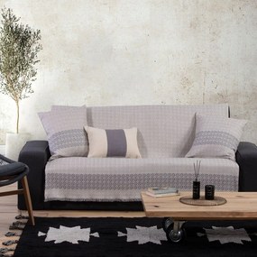 Ριχτάρι Guaver Grey Nef-Nef Τριθέσιο Cotton-Acrylic