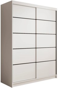 Ντουλάπα Naldo 150 συρόμενη -Leuko