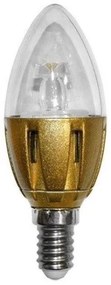 Λάμπα LED 3W Ε14 5500k 180lm Κερί με χρυσή βάση 13-140230-G LUMEN-13-140230-G-nan 13-140230-G