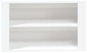 Παπουτσοθήκη Λευκή 75x35x45 εκ. από Επεξεργασμένο Ξύλο - Λευκό