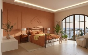 Κρεβάτι Roza-120 x 200-Kafe Sfurilato