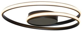 Πλαφονιέρα Φωτιστικό Οροφής LED 36W 3000K IP20 Αλουμίνιο-Ακρυλικό Inlight-42027-BL-Μαύρο-Λευκό 42027-BL