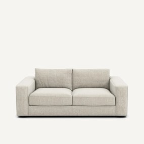 Τριθέσιος καναπές με μελανζέ ταπετσαρία, Skander