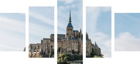 Κάστρο 5 τμημάτων εικόνας του Mont Saint Michel - 100x50