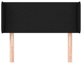 vidaXL Κεφαλάρι με Πτερύγια Μαύρο 83x16x78/88 εκ. Υφασμάτινο