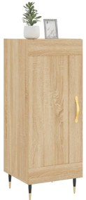 vidaXL Ντουλάπι Sonoma Δρυς 34,5x34x90 εκ. από Επεξεργασμένο Ξύλο