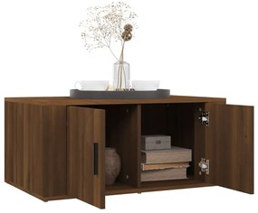 vidaXL Τραπεζάκι Σαλονιού Καφέ Δρυς 80x50x36 εκ. Επεξεργασμ. Ξύλο