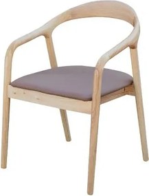 Καρέκλα ξύλινη Nextdeco Jackson καφέ Υ79,5x56x62εκ