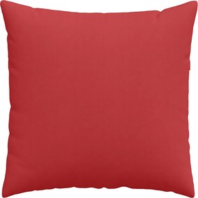 vidaXL Μαξιλάρι Καναπέ 2 pcs Κόκκινο 60 x 60 cm ύφασμα
