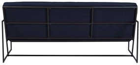 Καναπές Concept 55 194, Μπλε, 172x78x81cm, Ταπισερί, Πόδια: Μεταλλικά