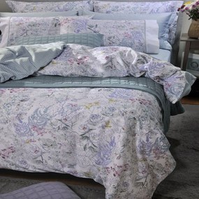 Παπλωματοθήκη 786 (Σετ 3τμχ) Celadon Down Town Queen Size 235x245cm 100% Cotton Satin