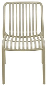 Καρέκλα Zoi pp σε απόχρωση cappucino 42x58x79εκ 42x58x79 εκ.