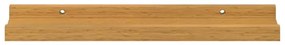 vidaXL Ράφι Τοίχου με ράφι 2 pcs Μπεζ 40 x 9 x 3 cm Επεξεργασμένο ξύλο