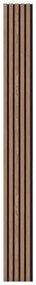 VEVOR Wood Slat Acoustic Panels 7.9 x 94.5 inch for Modern Wall Decor Walnut