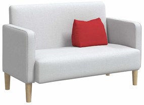 vidaXL Μαξιλάρι Πλάτης Κόκκινο 45 x 20 x 35 εκ. ύφασμα