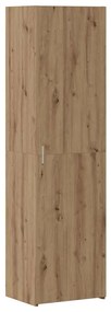 vidaXL Highboard από δρυ 50x42.5x185 εκ. Σχεδιασμένο ξύλο
