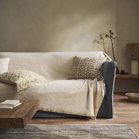 Ριχτάρι Τριθέσιου Καναπέ (220x310) Gofis Home Olesia Dove Beige 125/06