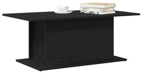 vidaXL Τραπεζάκι Σαλονιού Μαύρο Ραμμένο 102x55,5x40 εκ Επεξεργασμένο Ξύλο